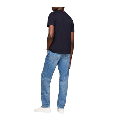 Tommy Hilfiger T-shirt T-shirt Uomo Global Stripe Blu - Francavilla Moda